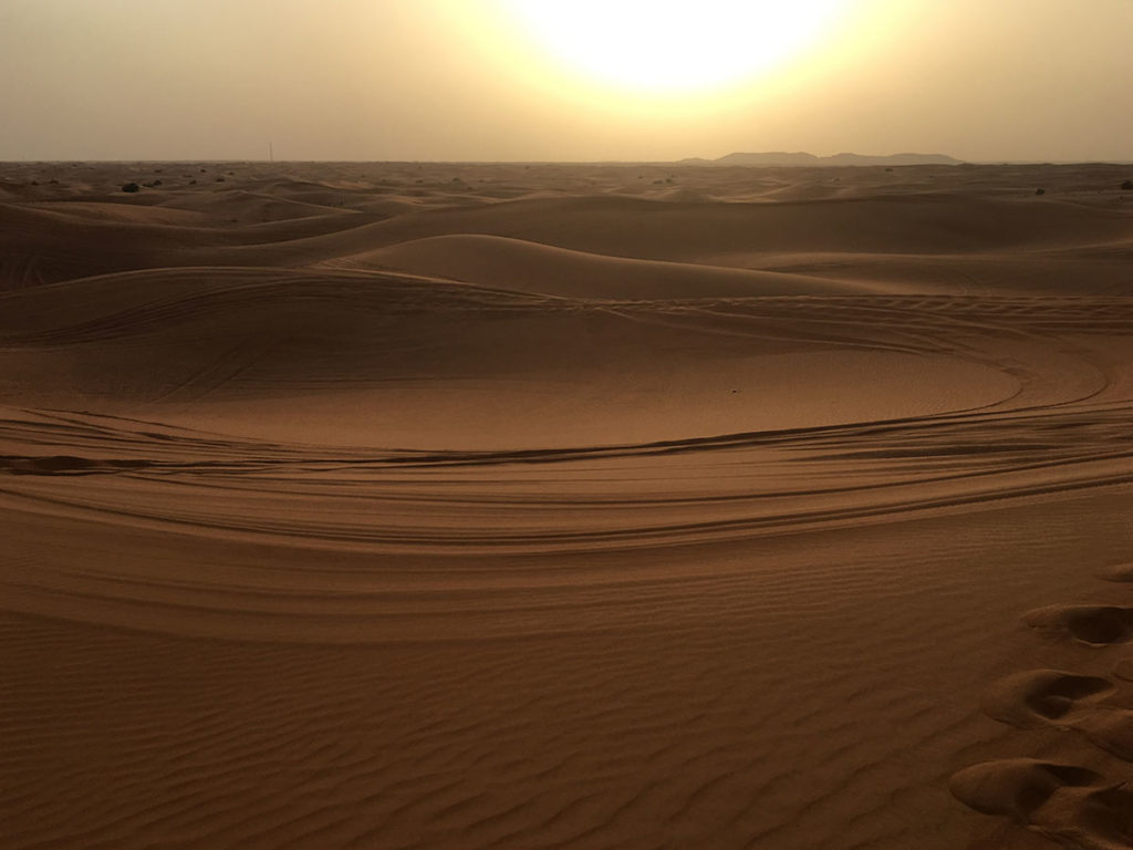 Wüstensafari in Dubai - Sonnenuntergang