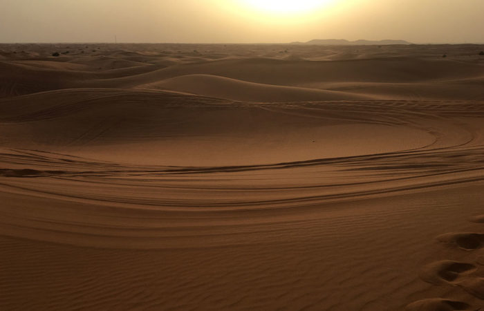 Wüstensafari in Dubai - Sonnenuntergang
