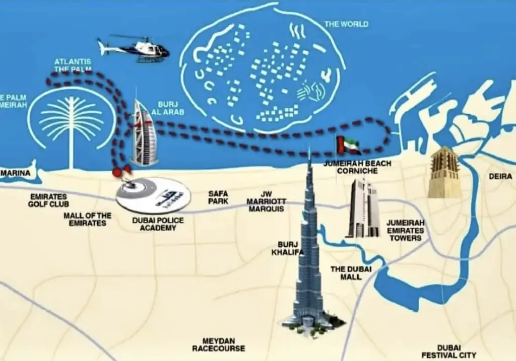 17 Helikopterflug-Dubai-Route-17-Minuten