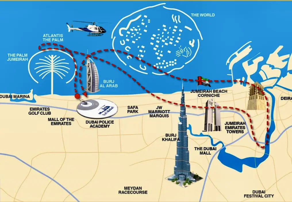 22 Helikopterflug-Dubai-Route-22-Minuten