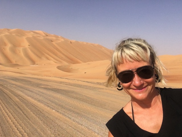 Aileen in der Wüste