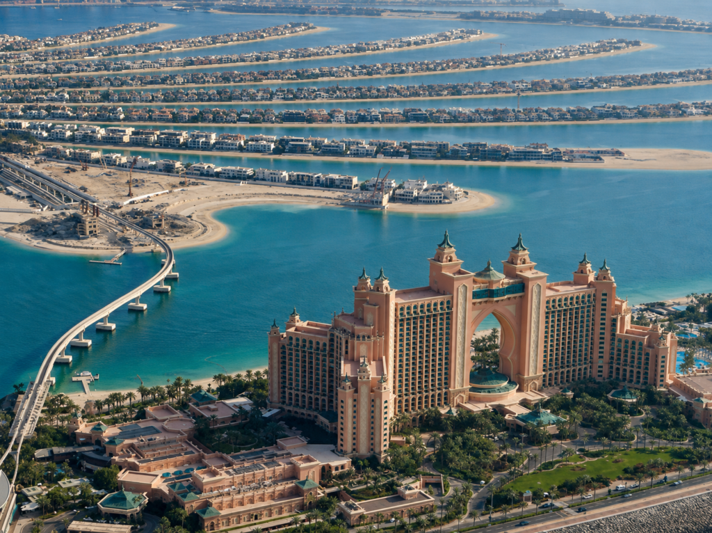 Atlantis vom Helikopter