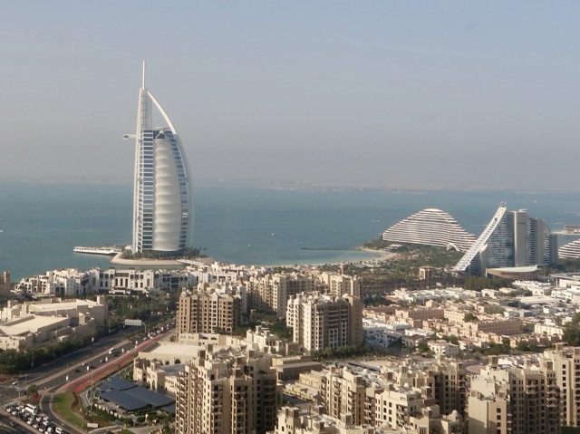 Helikopterflug über Dubai