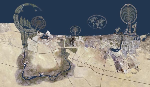 Dubai Küstenlinie Nakheel Plan