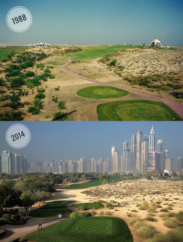 Emirates golf Club Entwicklung