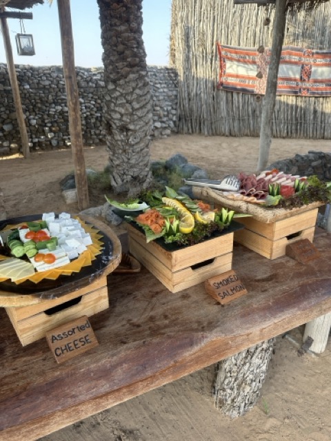 Frühstück in der Wüste