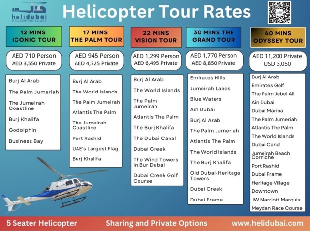 HeliDubai Preise