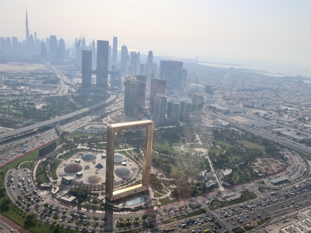 Helikopter Ausblick in Dubai