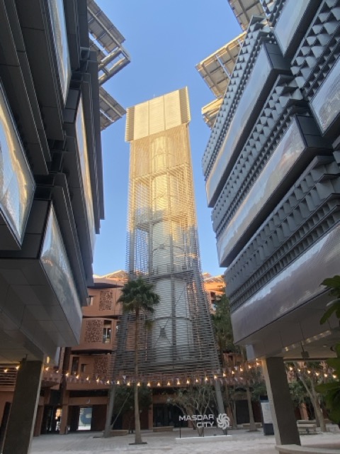 Masdar City Windturm