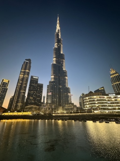 Burj Khalifa am Abend