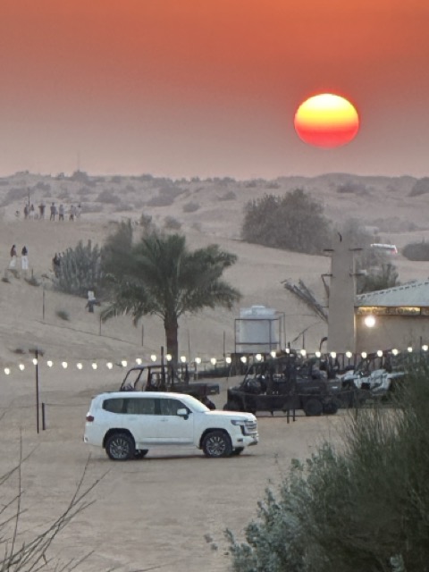Sonnenuntergang in der Wüste
