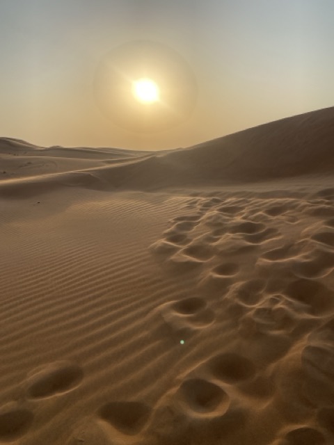 Sonnenuntergang in der Wüste