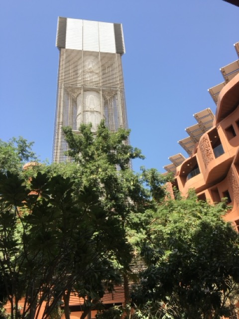 Windturm in Masdar City