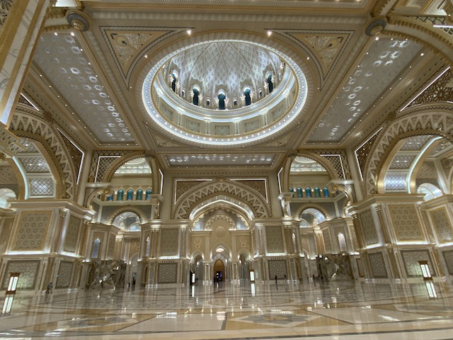 Präsidenten Palast in Abu Dhabi - Empfangshalle