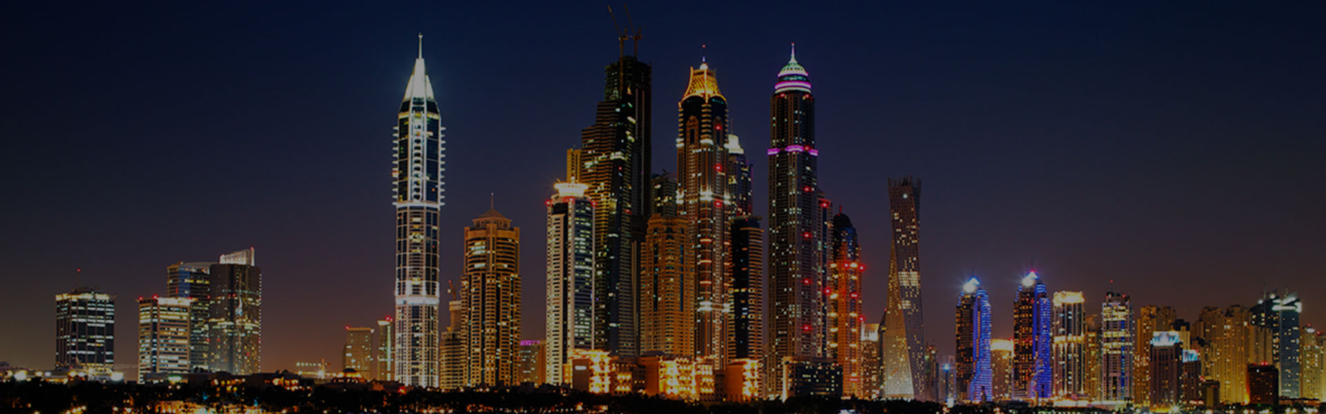 Dubai by night - Marina