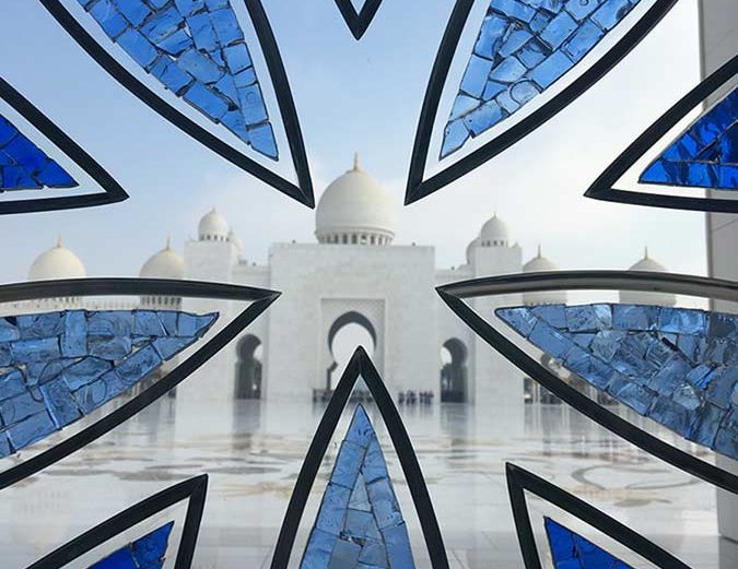 Moschee zum Sonnenuntergang - Abu Dhabi by Night Tour