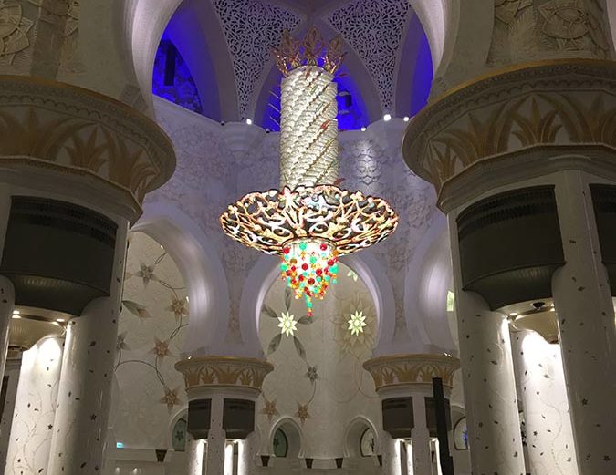 Moschee Innenraum - Abu Dhabi Tour