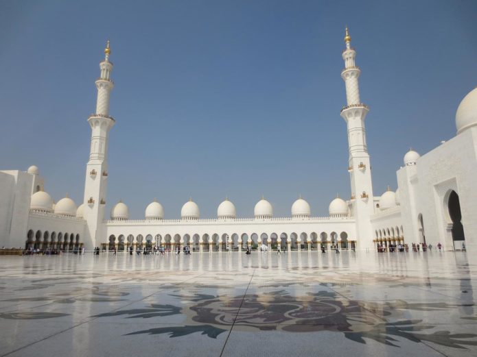 Sheikh Zayed Grand Mosque - Innenhof