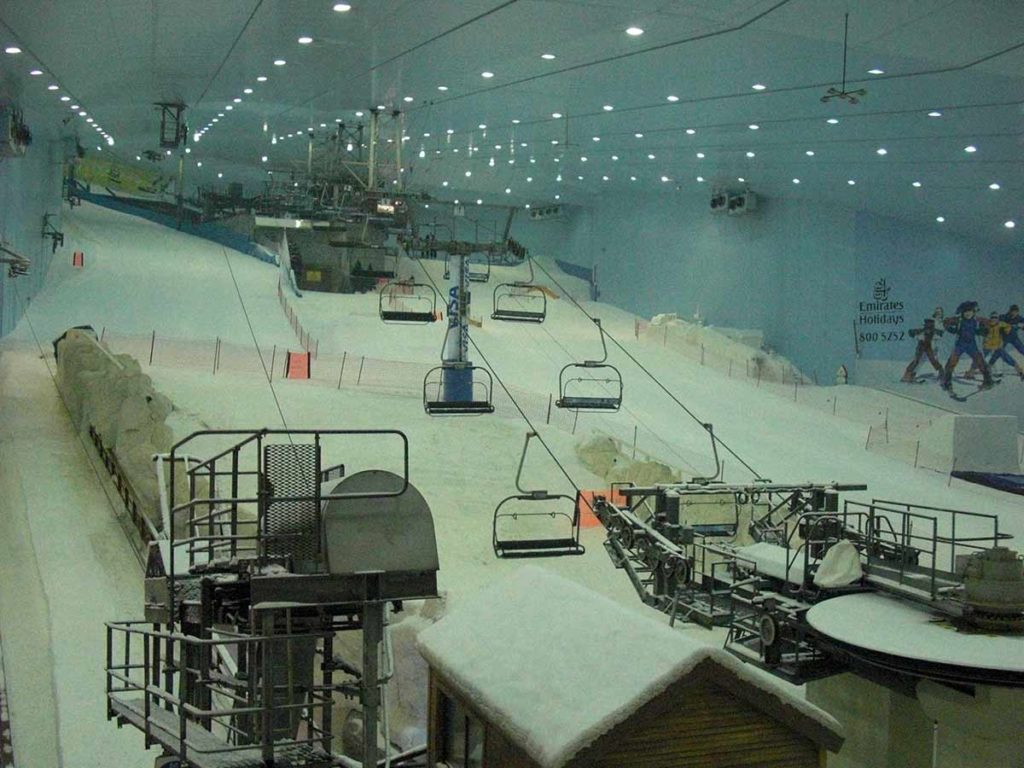 Skilift in Dubai - Mall of the Emirates