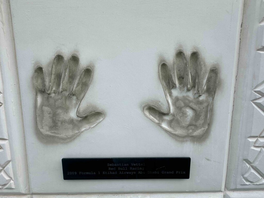 Vettel Hände