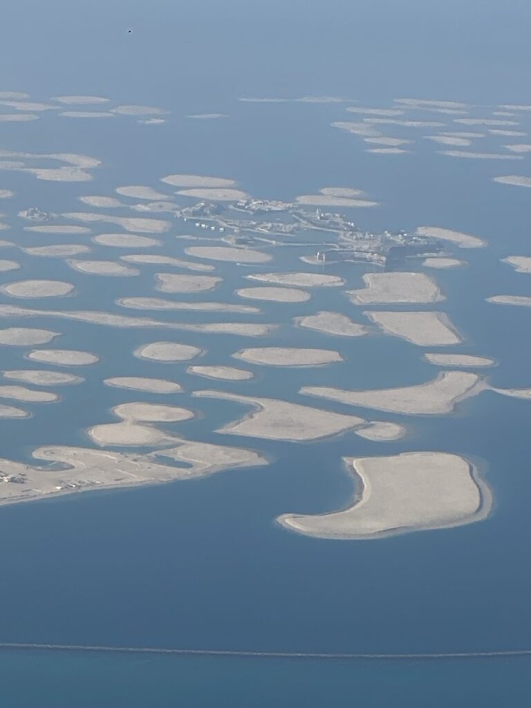 world Islands vom Helikopter